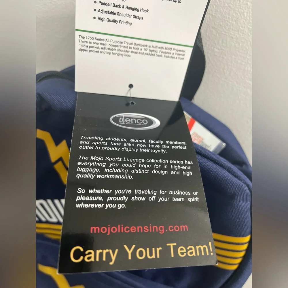 MOJO West Virginia Mountaineers Ultimate Fan Backpack - Picture 6 of 11